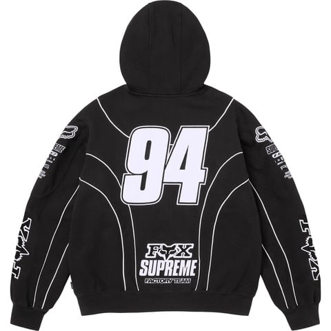 Supreme®/Fox Racing® Zip Up Hooded Sweatshirt - Supreme