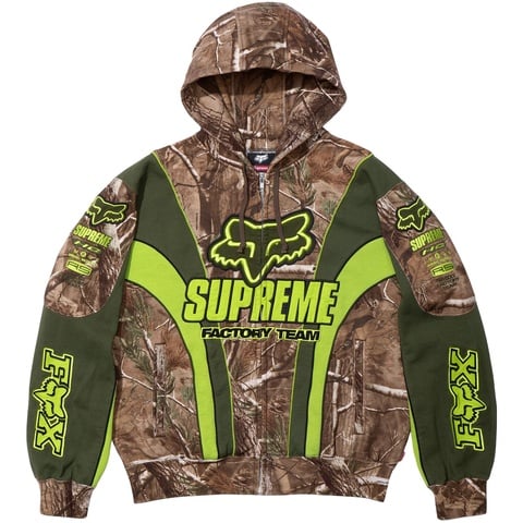 Supreme Supreme®/Fox Racing® Zip Up Hooded Sweatshirt - Colorway