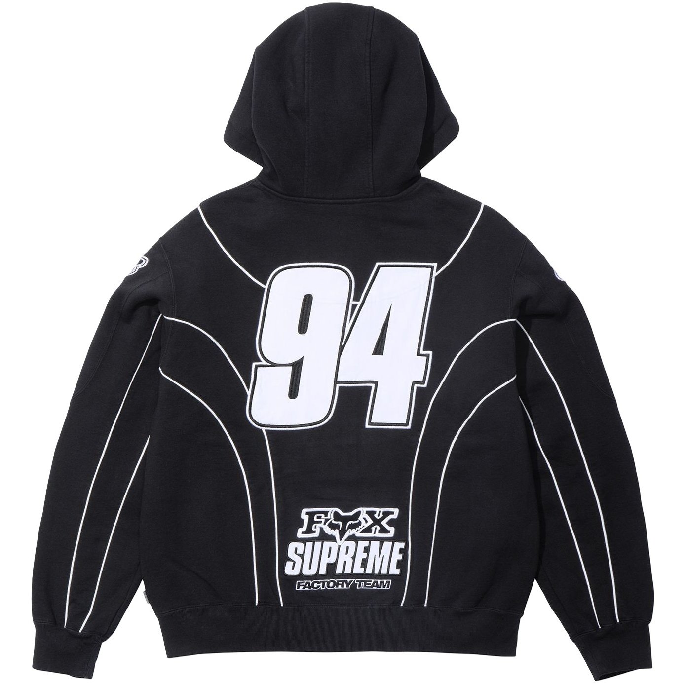 Supreme Supreme Fox Racing Zip Up Hooded Sweatshirt (FW25) - $198