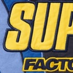 Supreme Supreme Fox Racing Zip Up Hooded Sweatshirt (FW25) - Navy