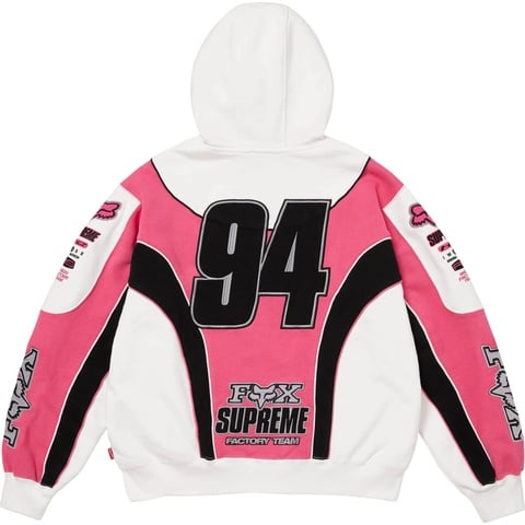 Supreme®/Fox Racing® Zip Up Hooded Sweatshirt - Supreme