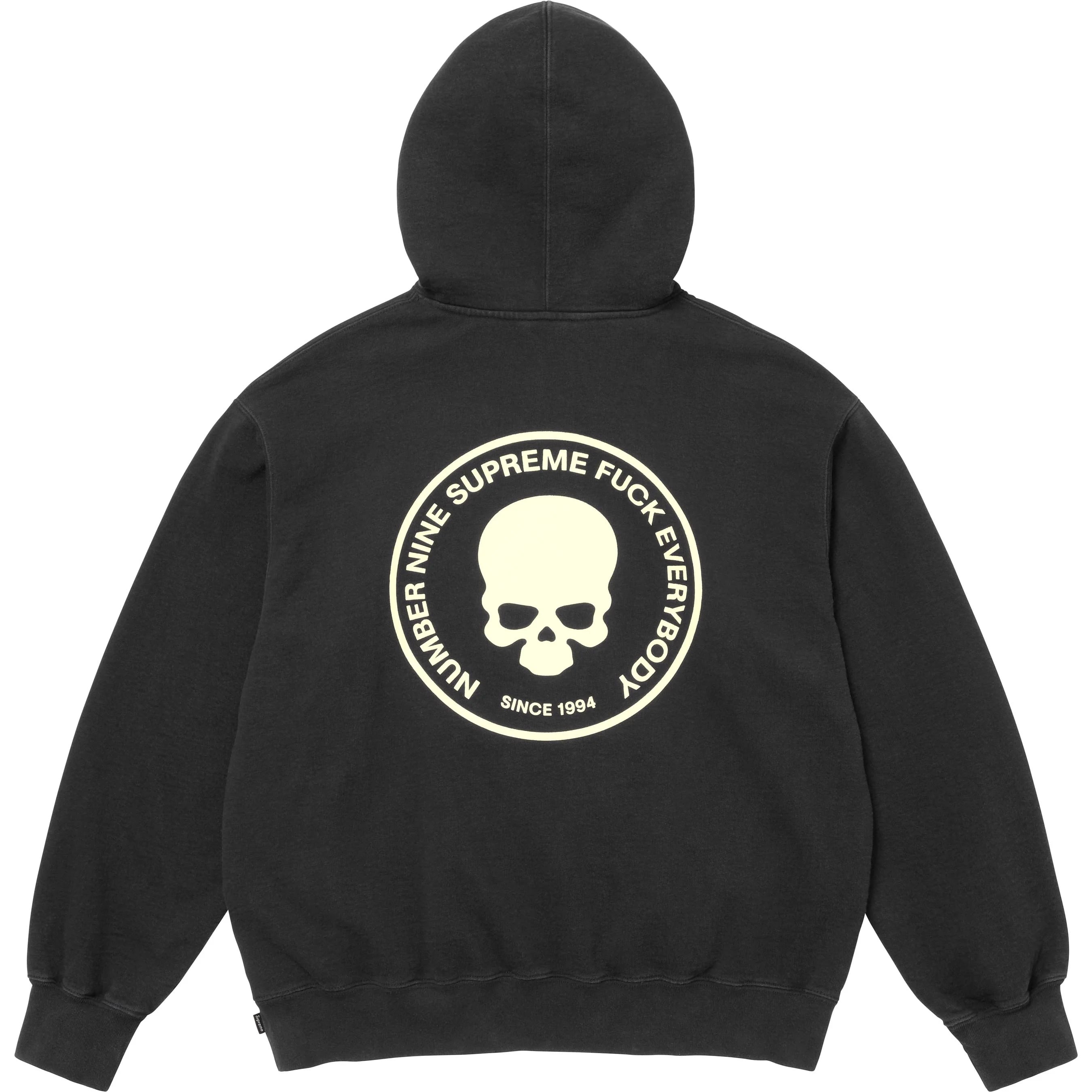 Supreme Number (N)ine Hooded Sweatshirt (FW25) - $188