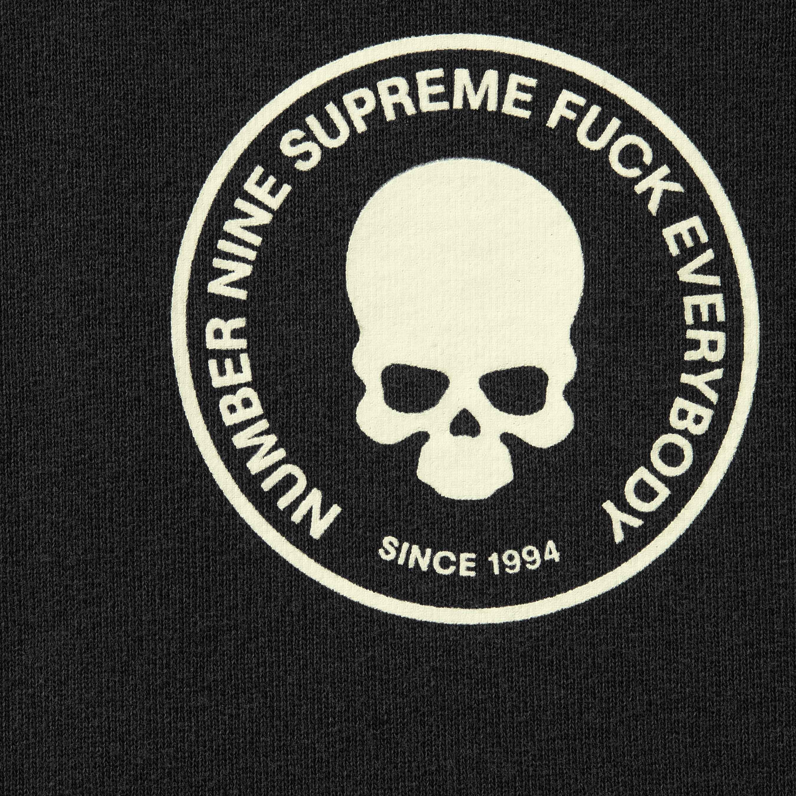 Supreme Supreme Number (N)ine Hooded Sweatshirt (FW25) - Black - $188