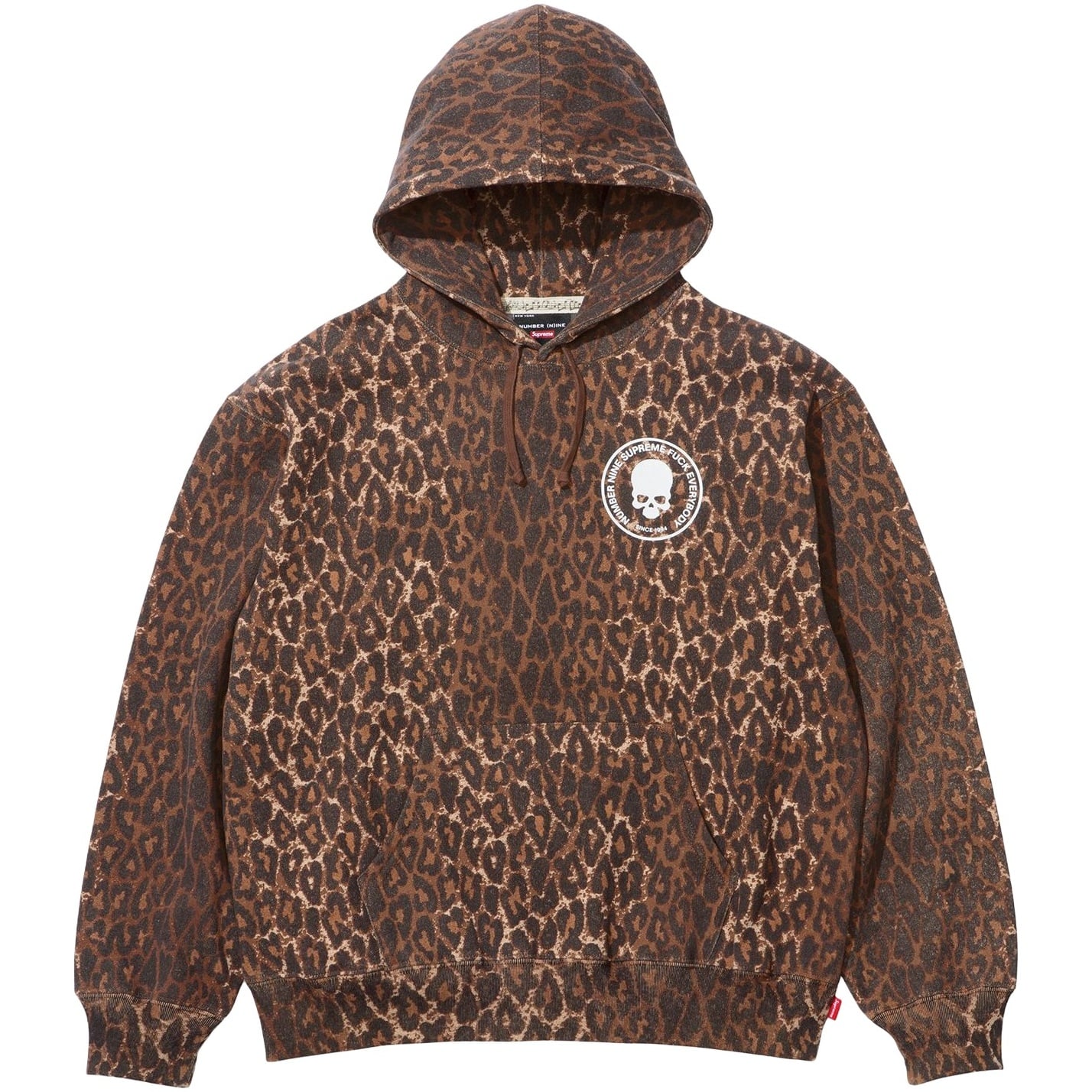 Supreme Supreme Number (N)ine Hooded Sweatshirt for fall winter 25 season