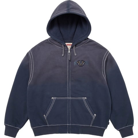 Supreme Supreme®/True Religion® Zip Up Hooded Sweatshirt - Navy