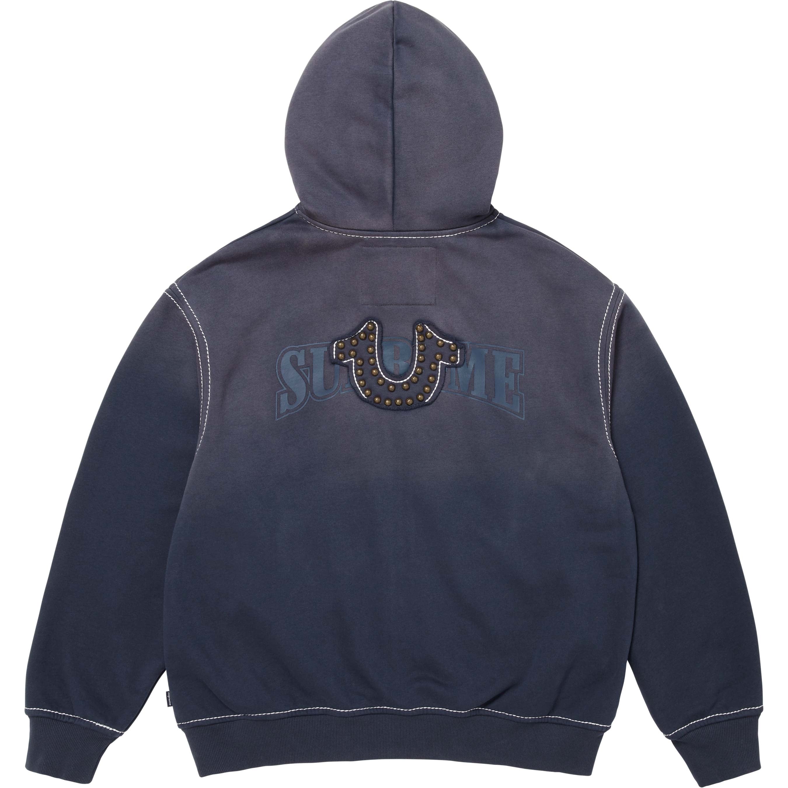 Supreme Supreme True Religion Zip Up Hooded Sweatshirt (FW25) - Navy - $248