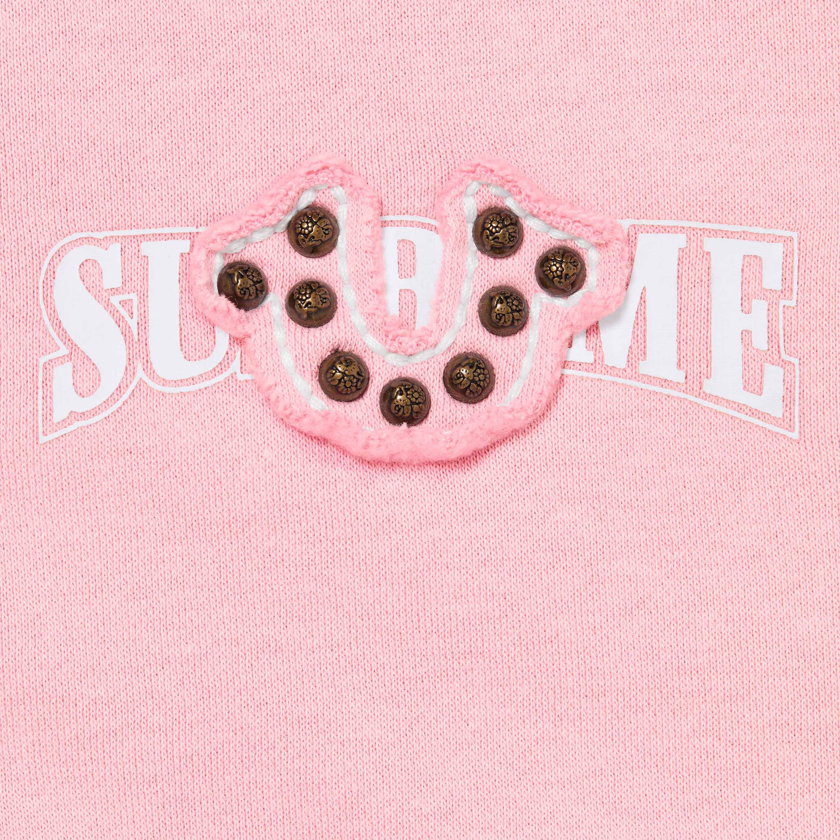 Supreme Supreme True Religion Zip Up Hooded Sweatshirt (FW25) - Pink - $248