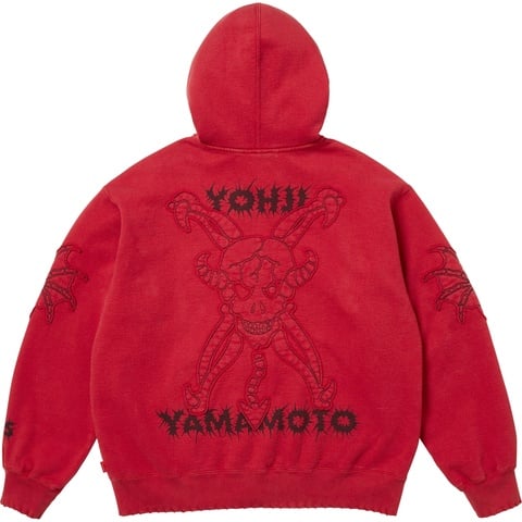 M*a様 Supreme×Yohji Yamamoto Hooded Sweat Supreme x Yohji Yamamoto zip-up Hoodie | Black | FARFETCH