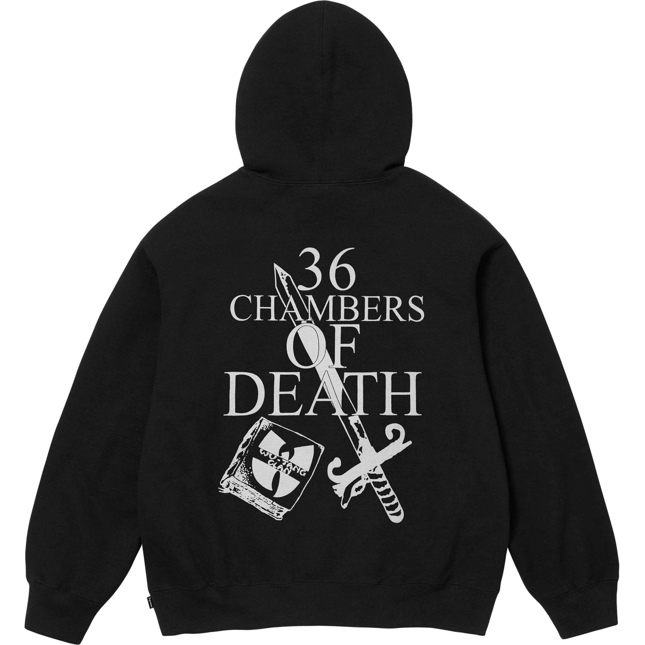 Supreme Supreme Wu-Tang Clan Hooded Sweatshirt (FW25) - Black - $178