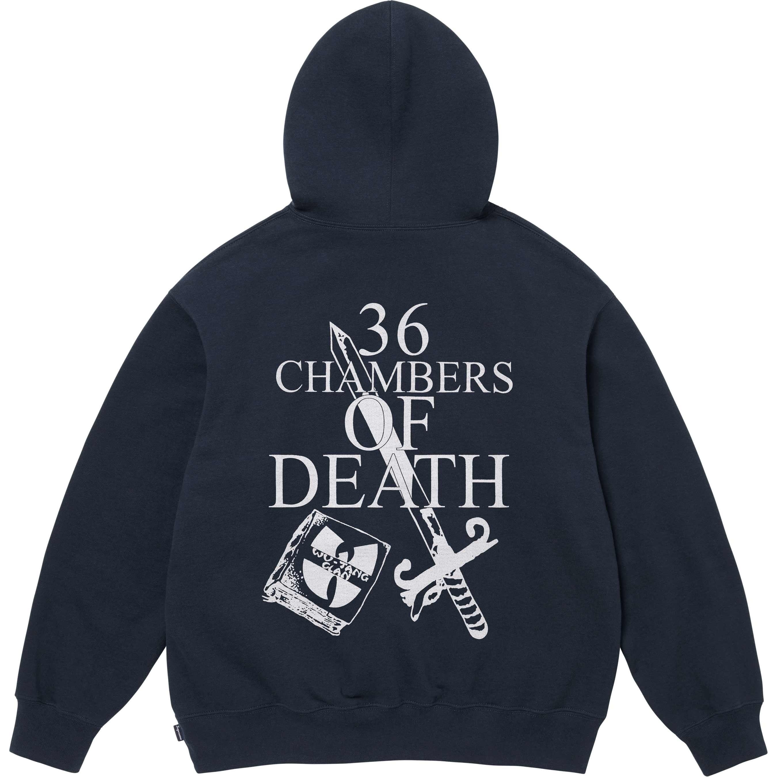 Supreme Supreme Wu-Tang Clan Hooded Sweatshirt (FW25) - Navy - $178
