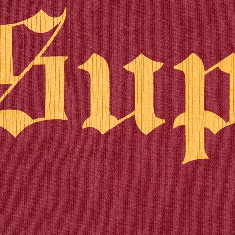 Washed Old English Hooded Sweatshirt - Supreme