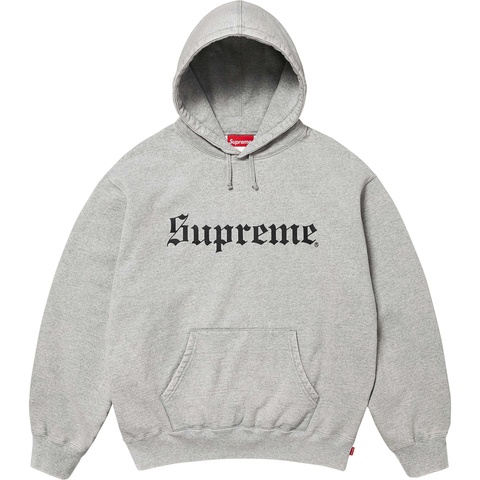 Washed Old English Hooded Sweatshirt - Supreme