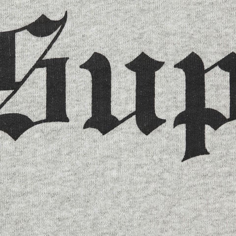 Washed Old English Hooded Sweatshirt - Supreme