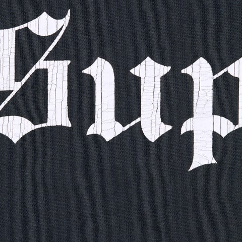 Washed Old English Hooded Sweatshirt - Supreme
