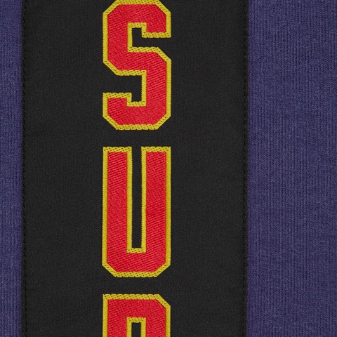 Supreme Woven Patches Hooded Sweatshirt - Dark Royal