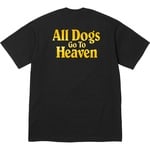 Supreme All Dogs Go To Heaven Tee (FW25) - Black