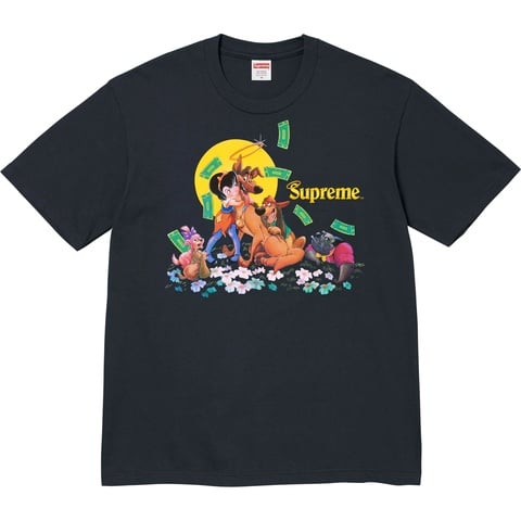 Supreme All Dogs Go To Heaven Tee - Navy