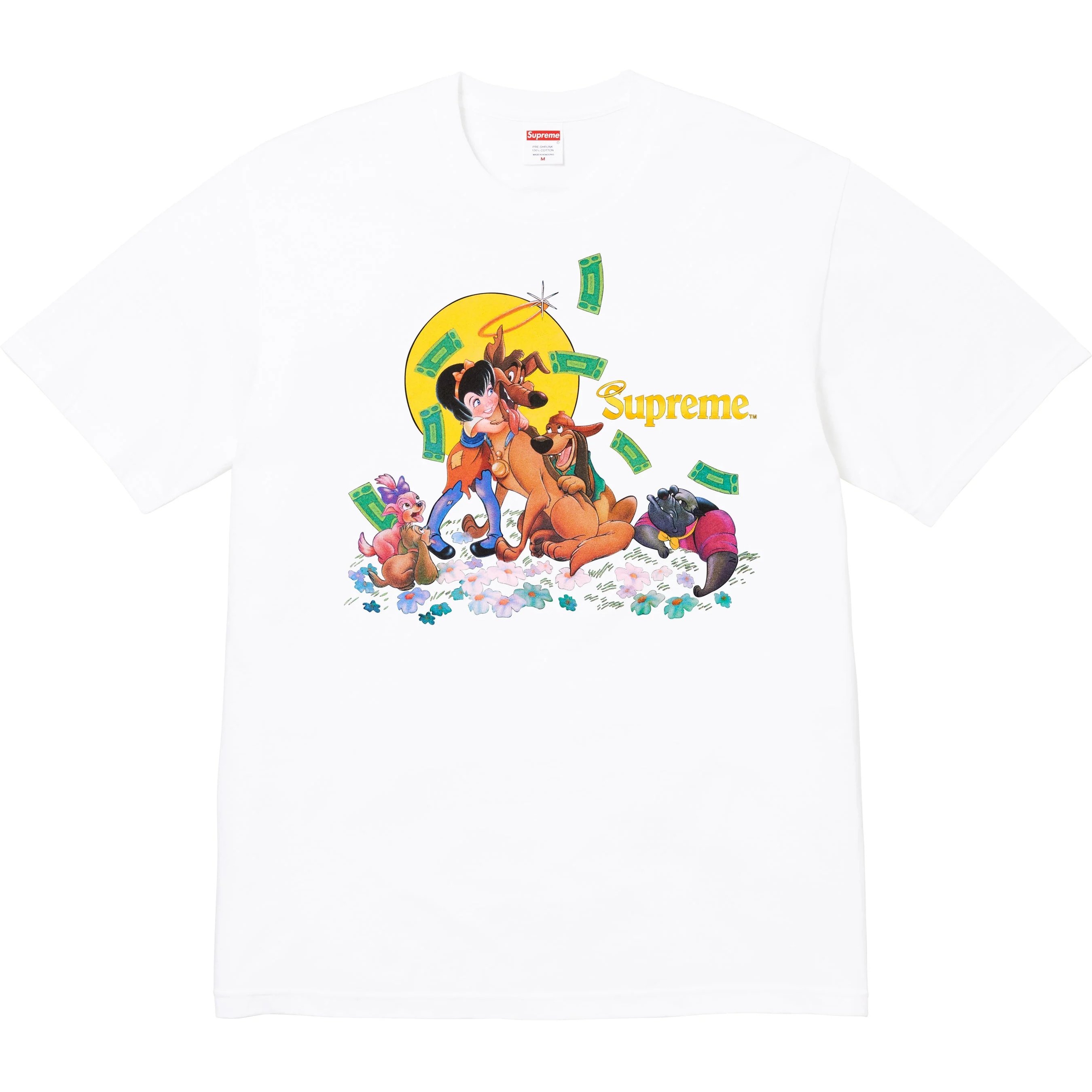 Supreme All Dogs Go To Heaven Tee (FW25) - $48