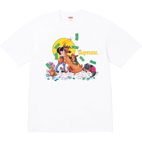 Supreme All Dogs Go To Heaven Tee - White