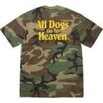 Supreme All Dogs Go To Heaven Tee (FW25) - Woodland Camo