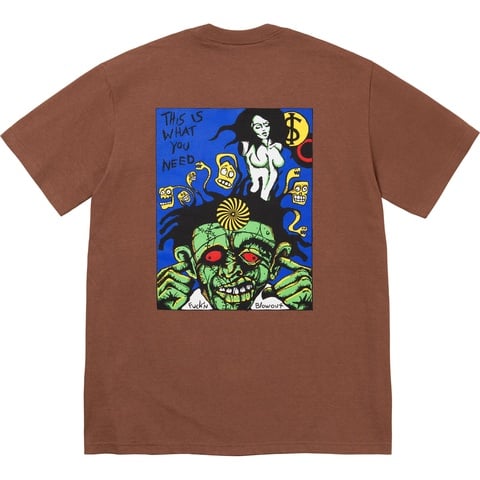 Supreme Fuckin Blowout Tee - Brown
