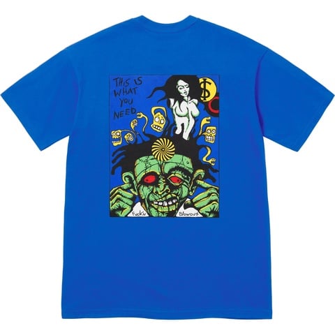 Supreme Fuckin Blowout Tee - Royal
