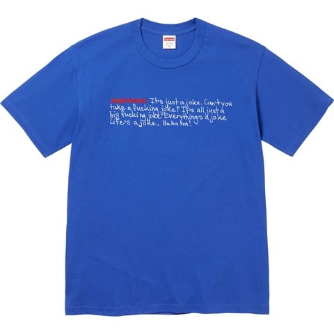 Supreme Joke Tee - Royal