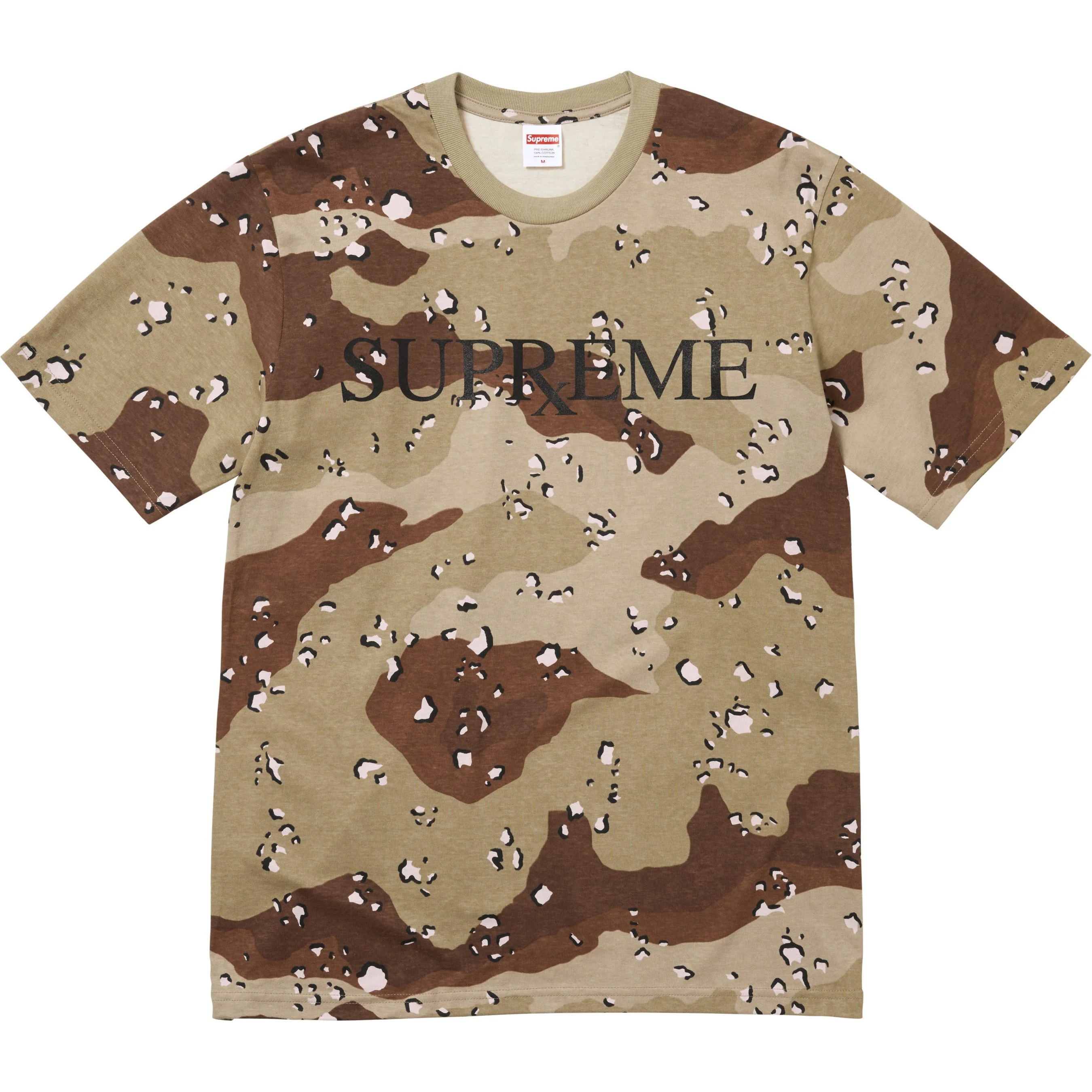 Supreme RX Tee (FW25) - Chocolate Chip Camo - $44