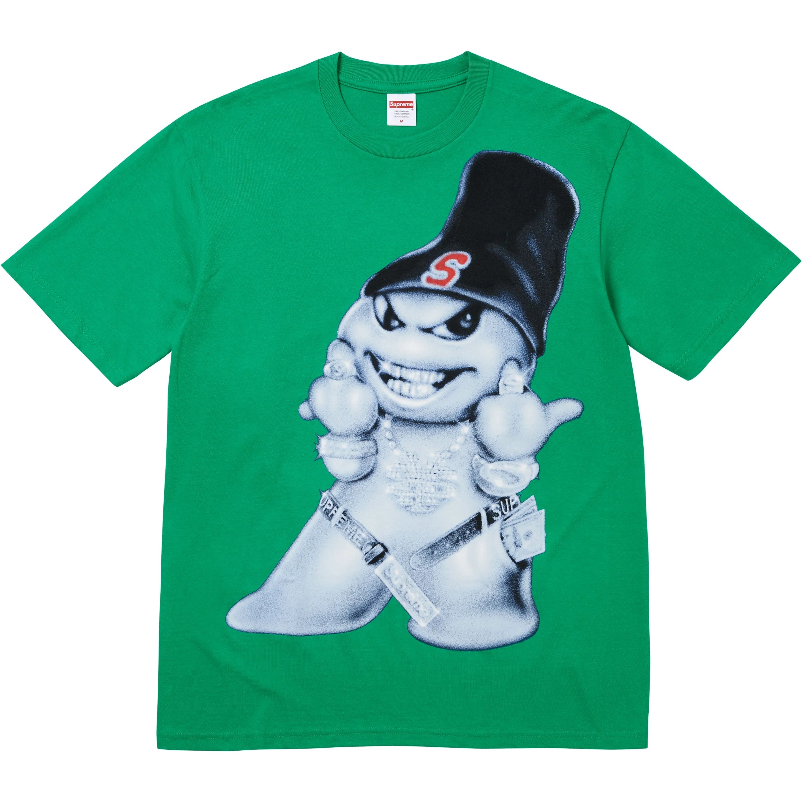Supreme Snowman Tee (FW25) - Green - $44