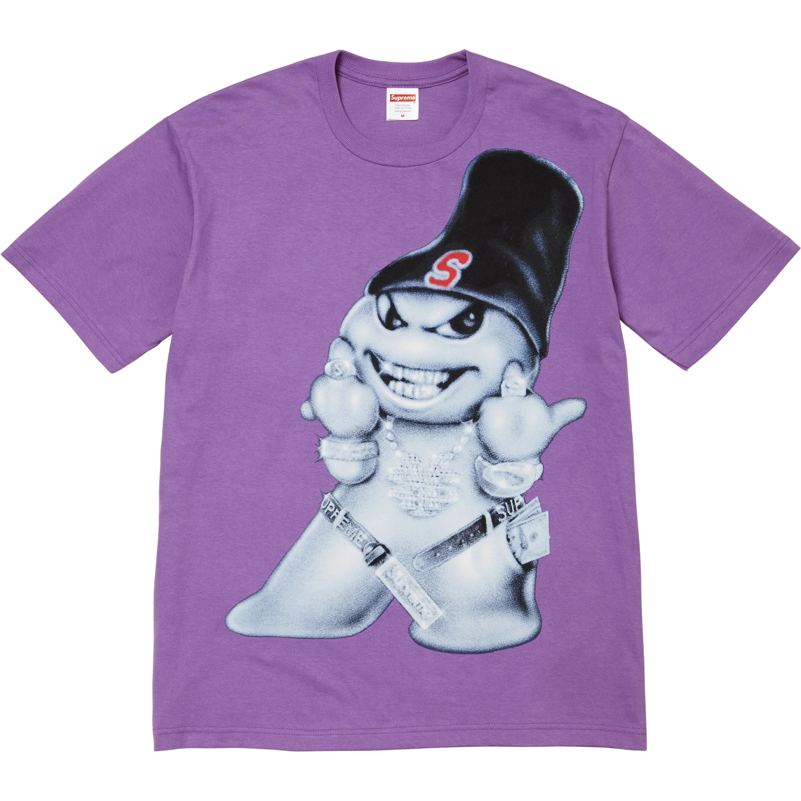 Supreme Snowman Tee (FW25) - Purple - $44