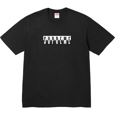 新品 Supreme シュプリーム Split Tee Black Mサイズ Split Tee - fall/winter 2025 - Supreme