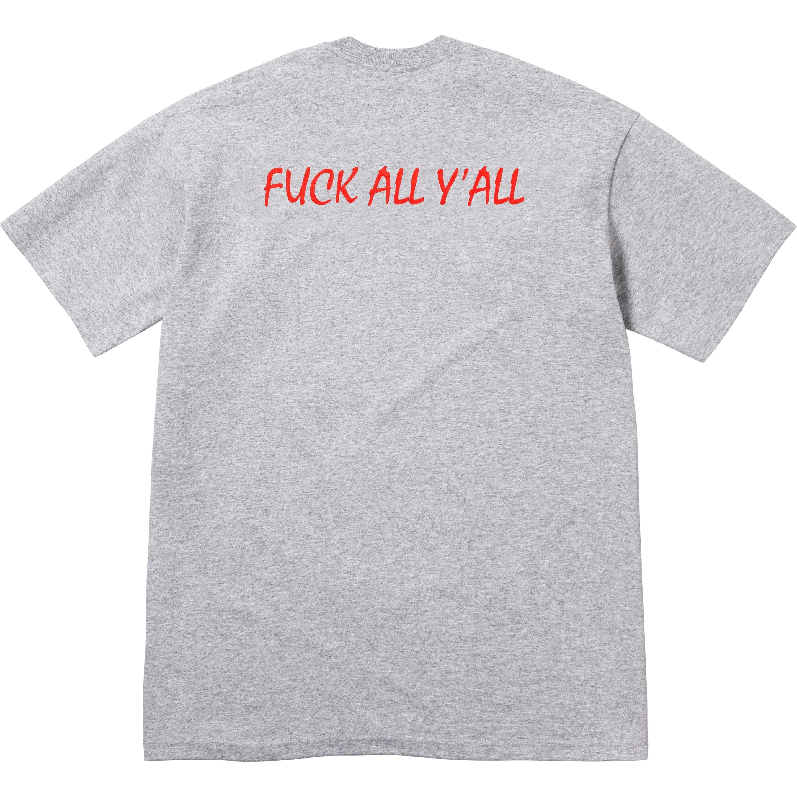 Supreme Split Tee (FW25) - Heather Grey - $44