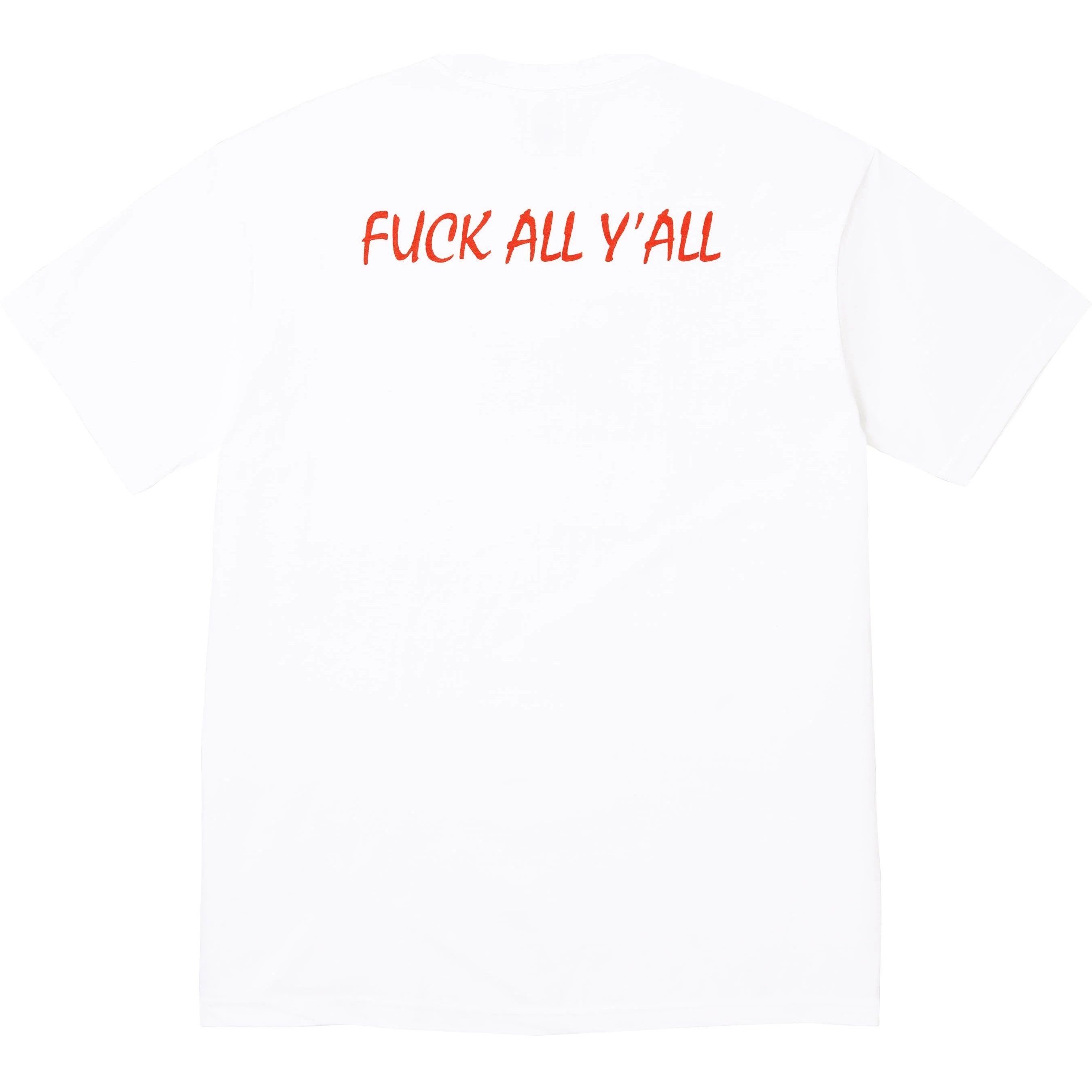 Supreme Split Tee (FW25) - White - $44
