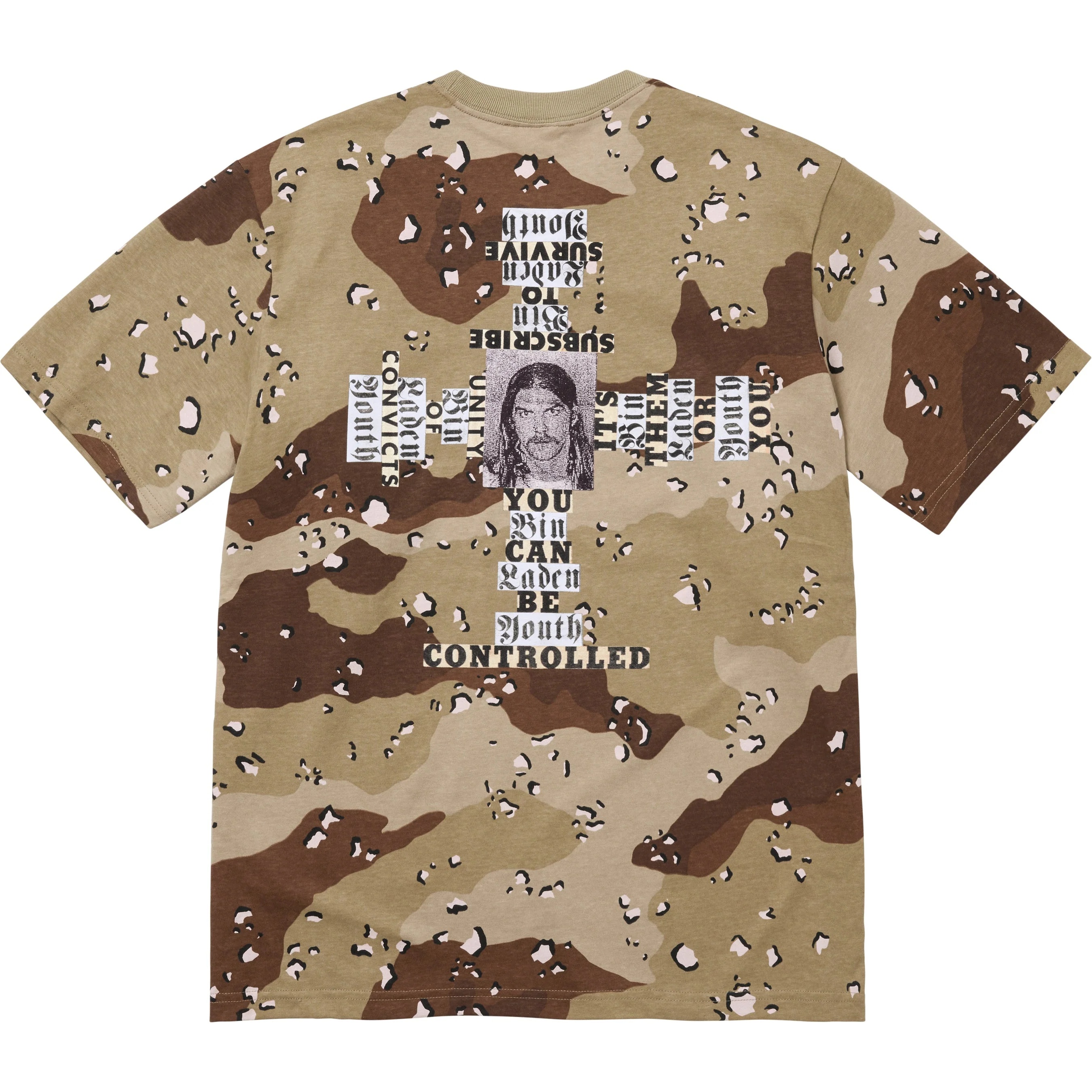 Supreme Supreme Dash Snow Tee (FW25) - Chocolate Chip Camo - $54