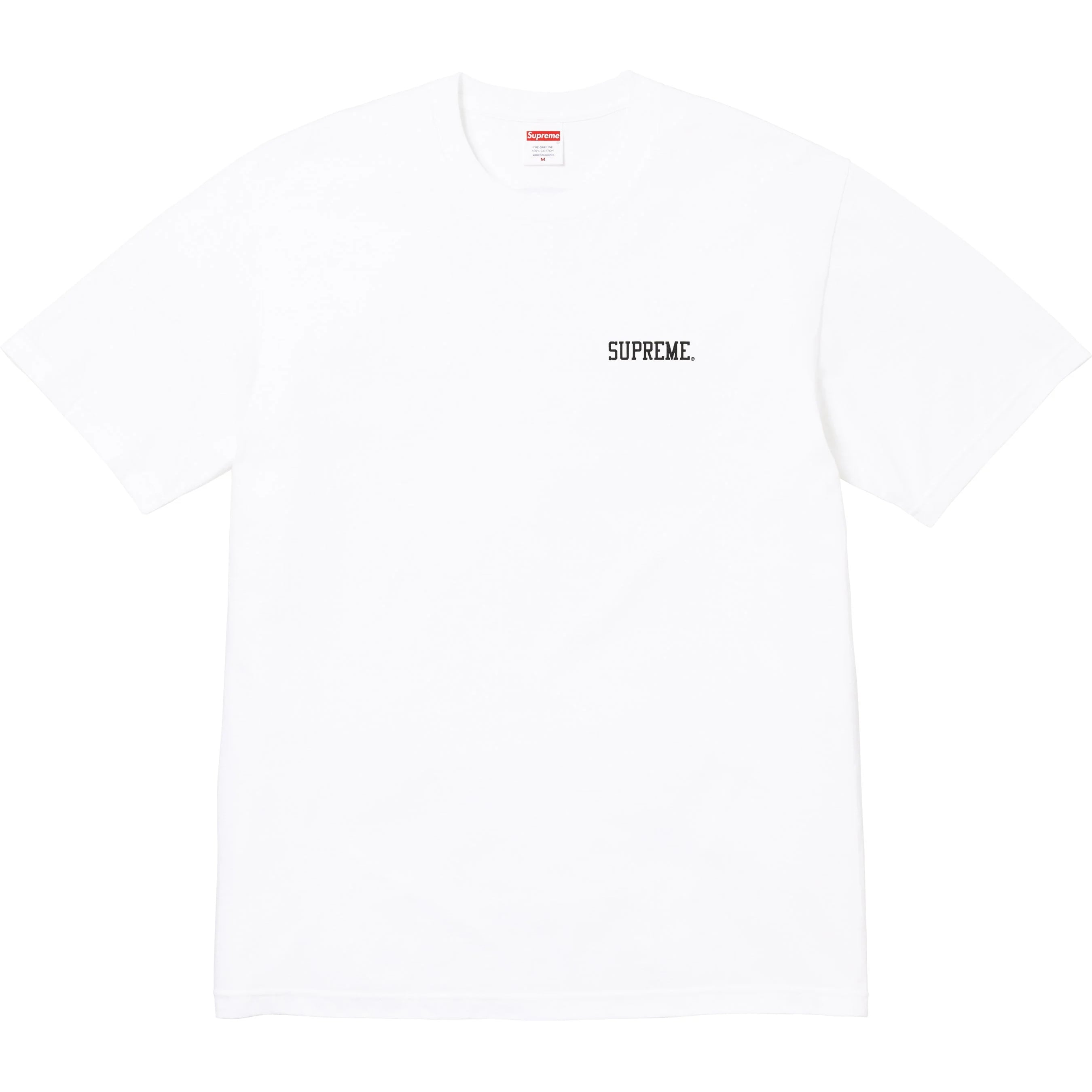 Supreme Supreme Dash Snow Tee (FW25) - White - $54