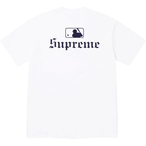 W*W様 Supreme x MLB Teams Tee NY BLACK Supreme®/ MLB Teams Tee All cotton classic Supreme t-shirt with