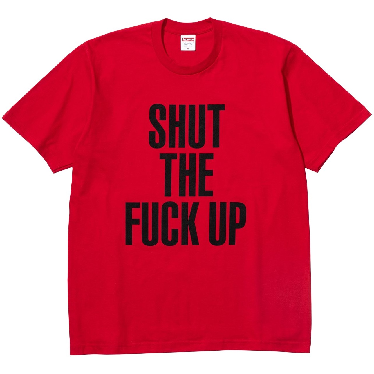 Supreme Supreme Number (N)ine Shut Up Tee (FW25) - $54