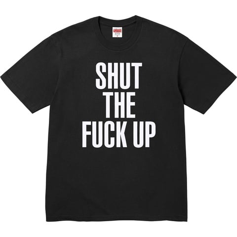 Supreme Supreme®/Number (N)ine Shut Up Tee - Black