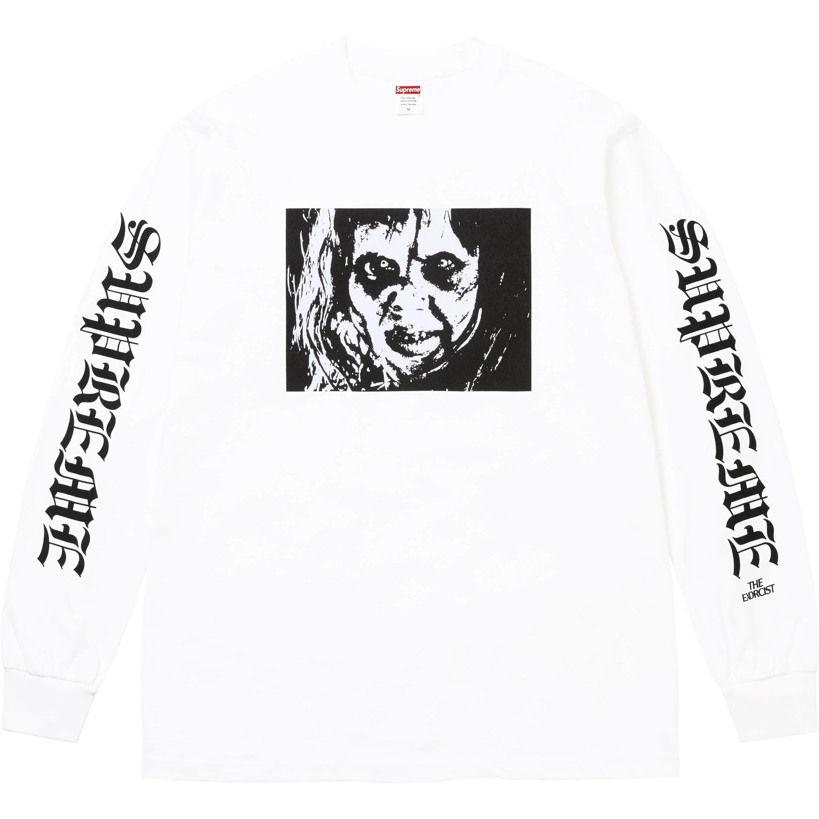 Supreme × Exorcist L/S Tee 黒 M ステッカー付き Supreme The Exorcist Mother L S Tee (FW25) - $58