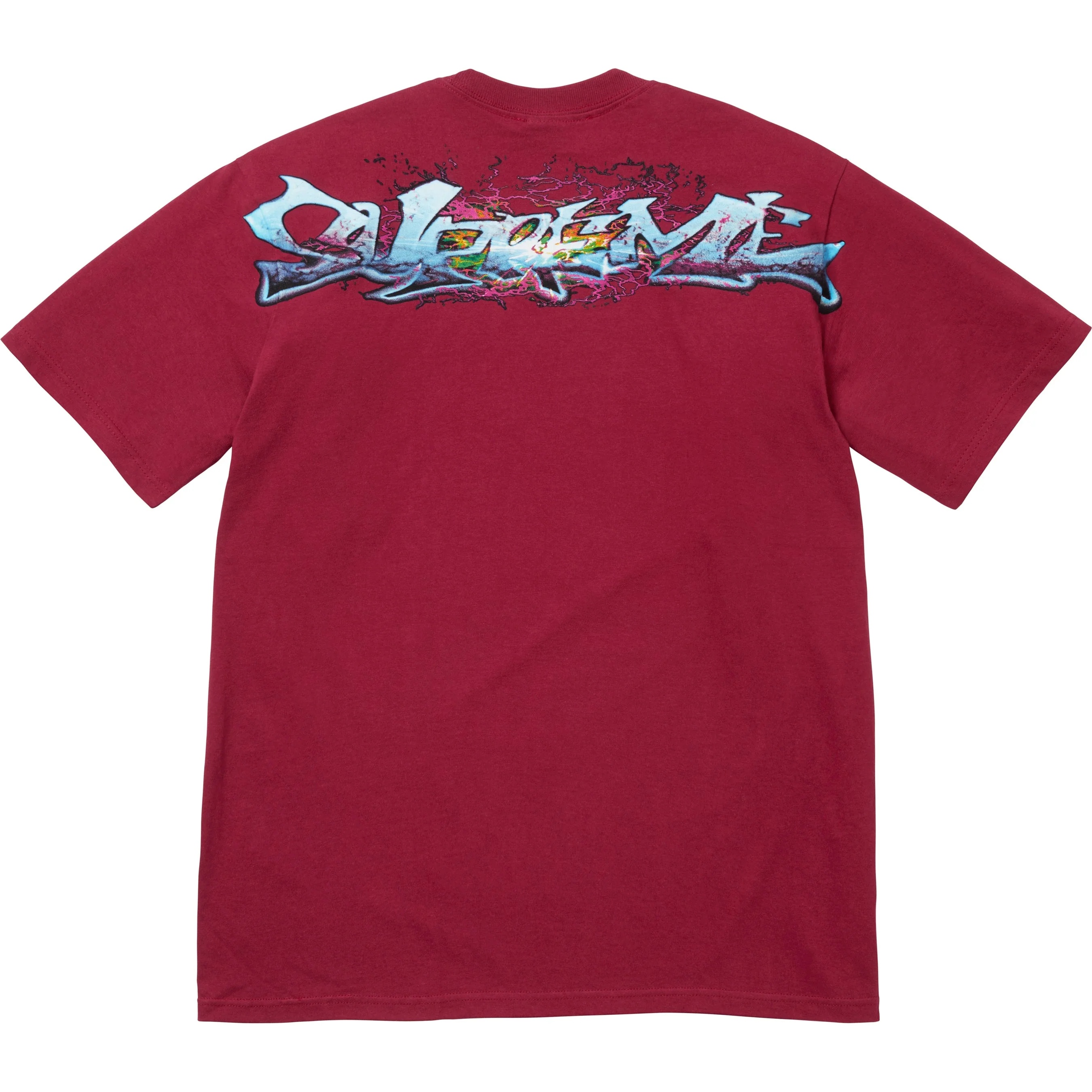 Supreme Tag Tee (FW25) - Cardinal - $44