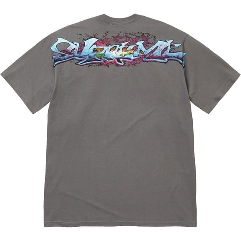 Supreme Tag Tee - Charcoal