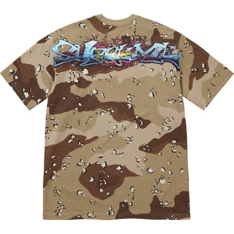 Supreme Tag Tee - Chocolate Chip Camo