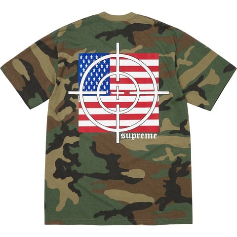 Supreme Target Tee - Woodland Camo