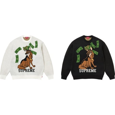 トップス Supreme All Dogs Go To Heaven Sweater All Dogs Go To Heaven Sweater - fall/winter 2025 - Supreme