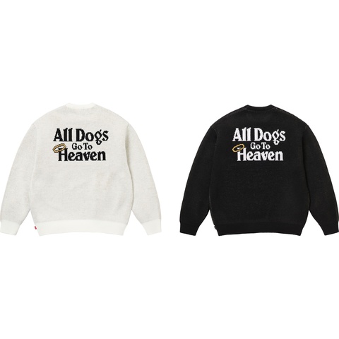 All Dogs Go To Heaven Sweater - fall/winter 2025 - Supreme