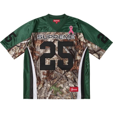 Supreme Breast Cancer Awareness Football Jersey - Green