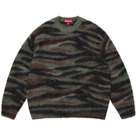 2025 Supreme Brushed Mohair Sweater 黒XL Brushed Mohair Sweater - fall/winter 2025 - Supreme