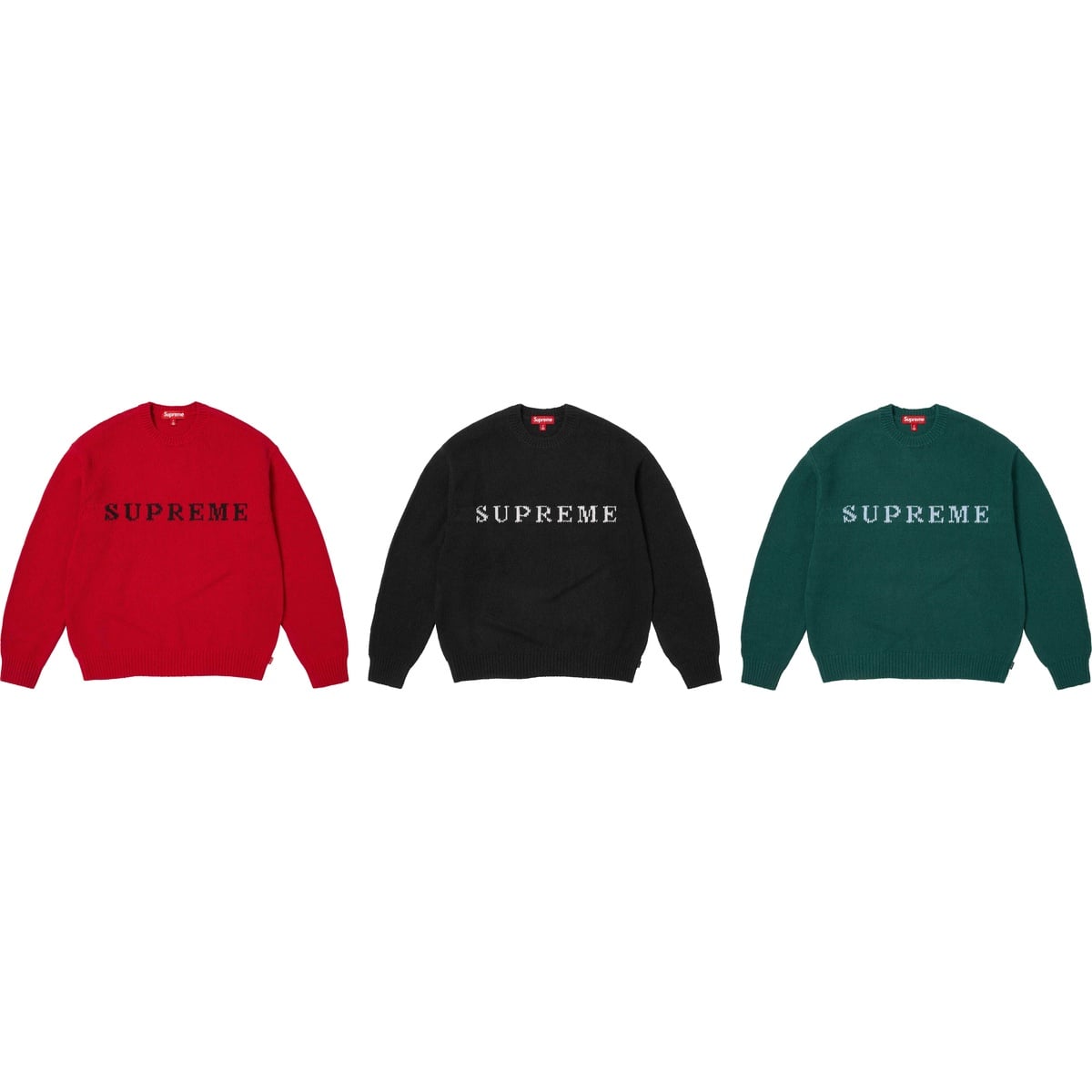 Contrast Logo Sweater - fall/winter 2025 - SupremeCommunity