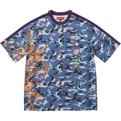 Supreme Crane S/S Top - Blue Camo