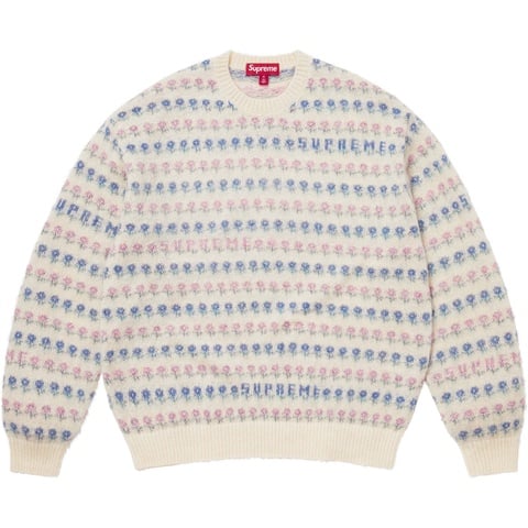 Flowers Metallic Sweater - fall/winter 2025 - Supreme
